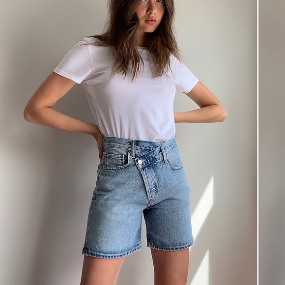 Agolde Pants - AGOLDE criss cross shorts size 27